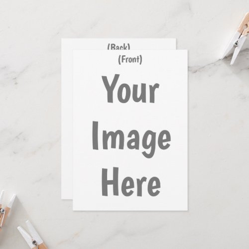Create your own Custom Image 5x7 Wedding Invitation