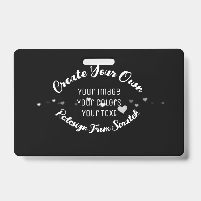 Create Your Own Custom Image Badge (Front)