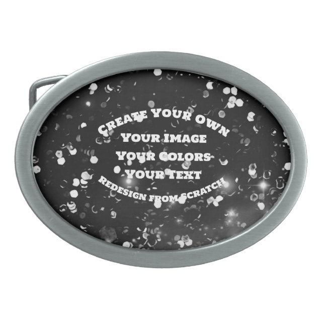 Create Your Own Custom Image Belt Buckle (Front)