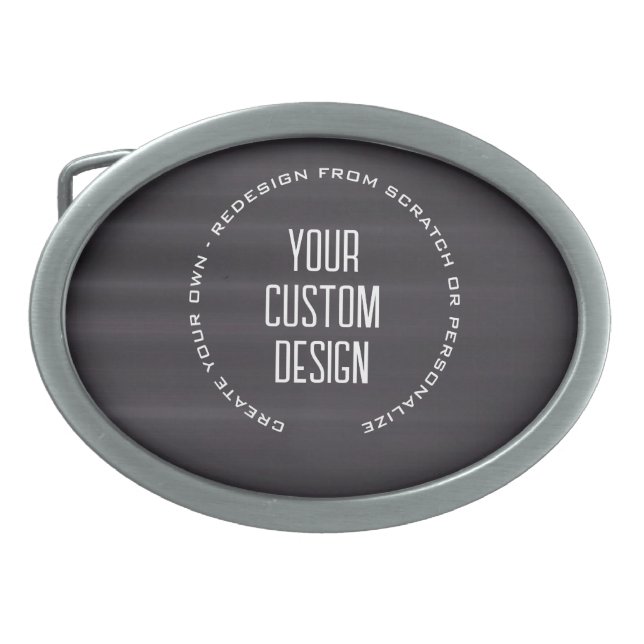 Create Your Own Custom Image Belt Buckle (Front)