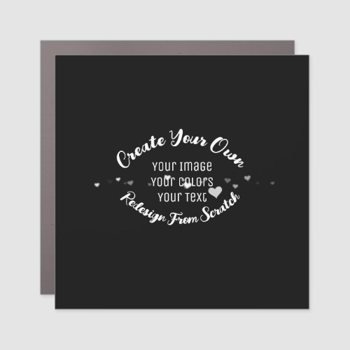 Create Your Own Custom Image Car Magnet