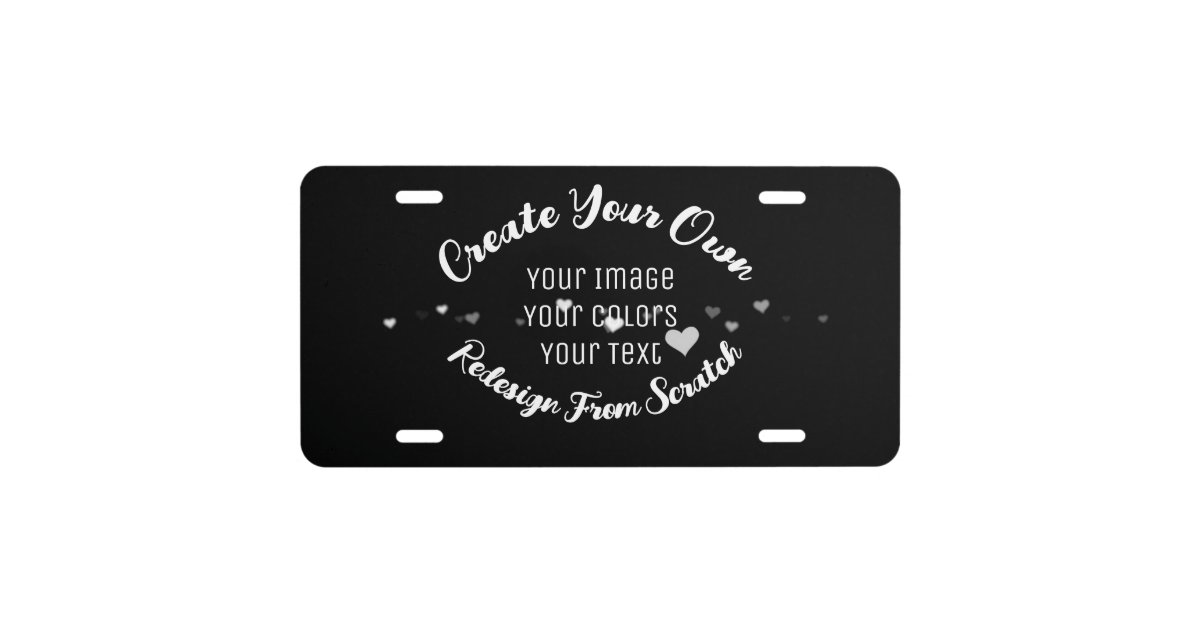 Create Your Own Custom Image License Plate Zazzle Create Your Own Custom Image License Plate Zazzle