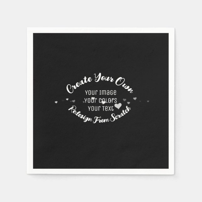 Create Your Own Custom Image Napkins (Front)