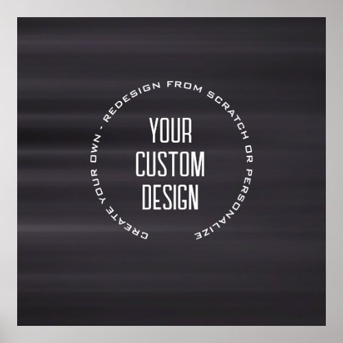 Create Your Own Custom Image Poster