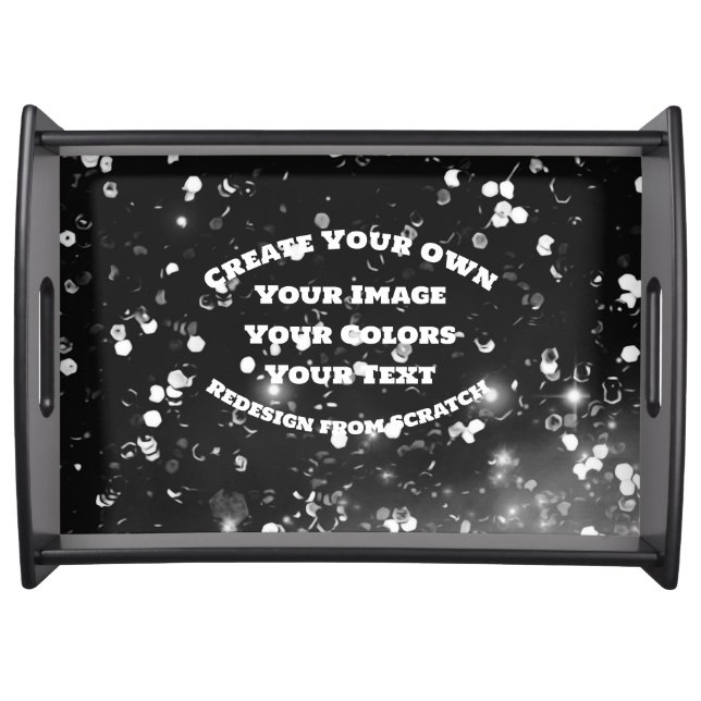 Create Your Own Custom Image Serving Tray (Front)