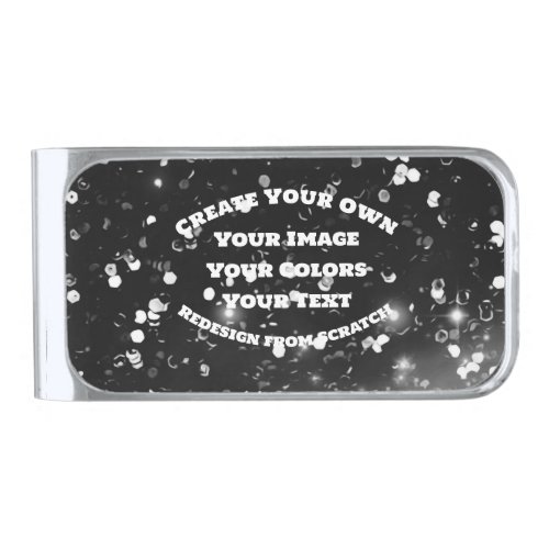 Create Your Own Custom Image Silver Finish Money Clip