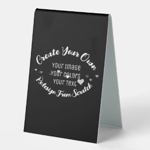 Create Your Own Custom Image Table Tent