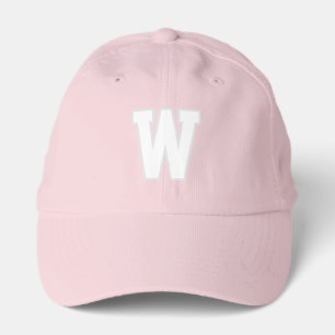 Create Your Own Custom Initial Pink Performance Cap