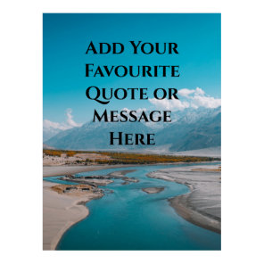Create Your Own Custom Inspirational Quote  Poster