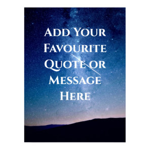 Create Your Own Custom Inspirational Quote Poster