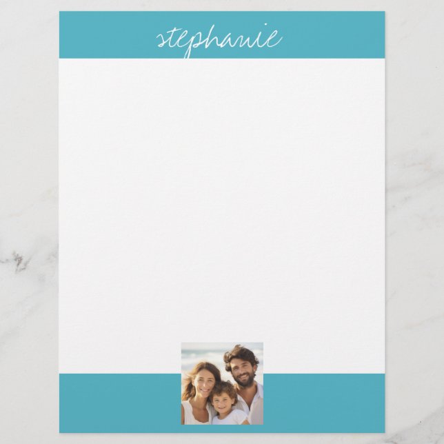 Create Your Own Custom Instagram Art Letterhead (Front)