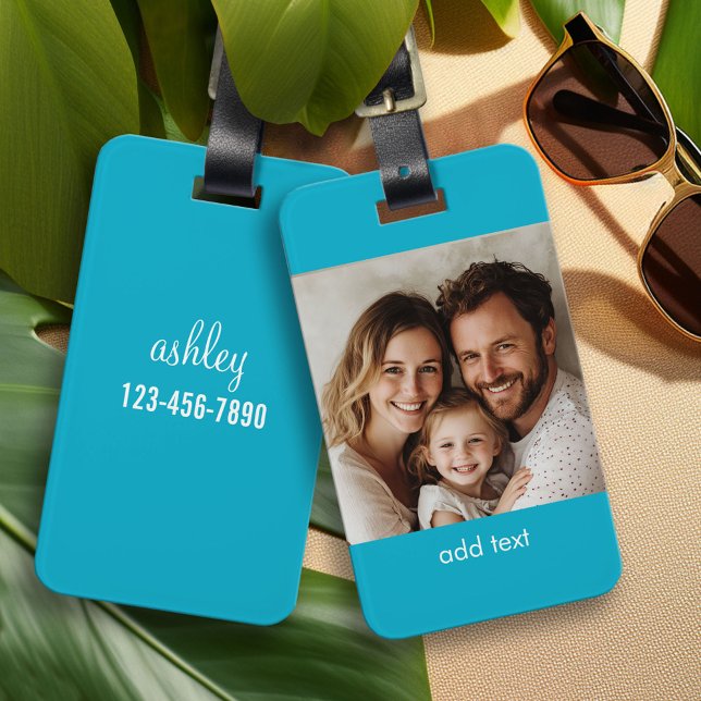 Create Your Own Custom Instagram Art Luggage Tag (Custom Luggage Tag)
