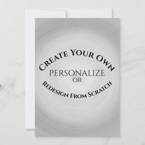 Create Your Own Custom Invitation