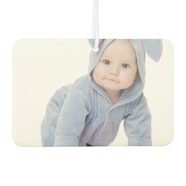 Create Your Own Custom Kids Children Photo Modern Air Freshener (Front)