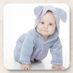 Create Your Own Custom Kids Children Photo Modern Beverage Coaster