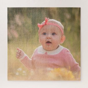 Create Your Own Custom Kids Children Photo Modern Jigsaw Puzzle