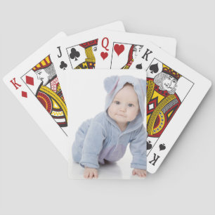 Create Your Own Custom Kids Children Photo Modern Poker Cards