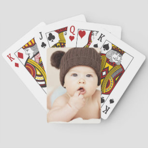 Create Your Own Custom Kids Children Photo Modern Poker Cards