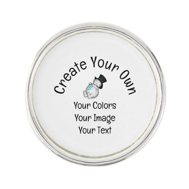 Create Your Own Custom Lapel Pin (Front)