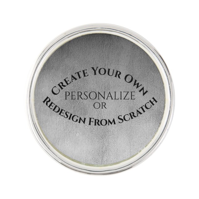 Create Your Own Custom Lapel Pin (Front)