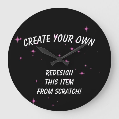 Create Your Own Custom Large Clock