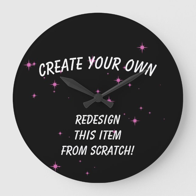Create Your Own Custom Large Clock (Front)