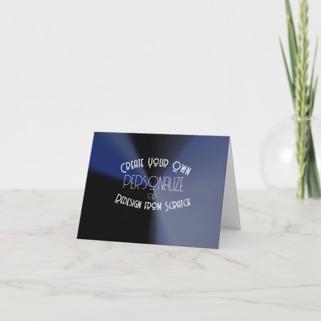 Create Your Own Custom Letterpress Thank You Card (Front)