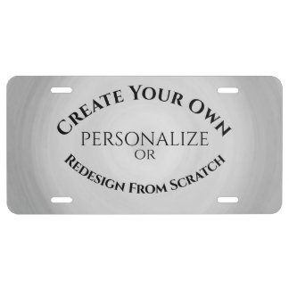 Create Your Own Custom License Plate