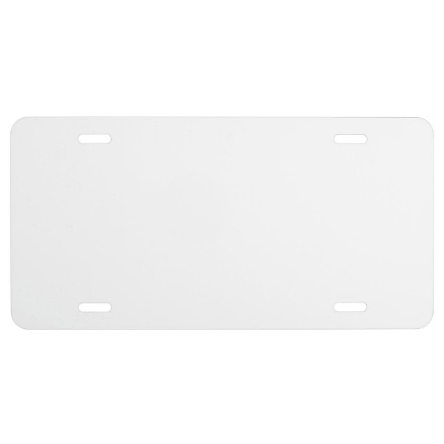 Create Your Own Custom License Plate Aluminum (Front)