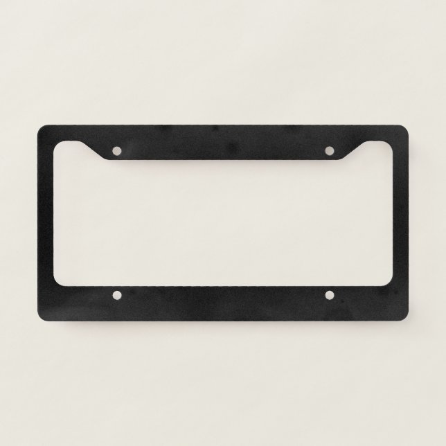 Create Your Own Custom License Plate Frame (Front)
