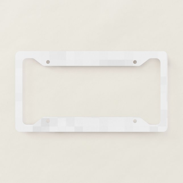 Create Your Own Custom License Plate Frame (Front)