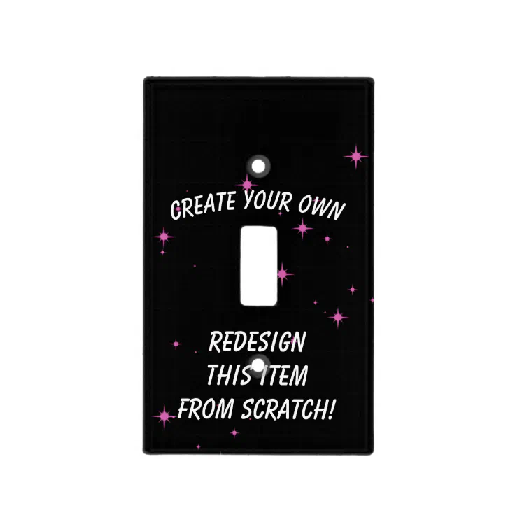 Create Your Own Custom Light Switch Cover Zazzle