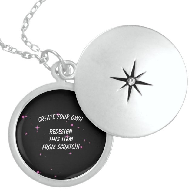 Create Your Own Custom Locket Necklace (Front)