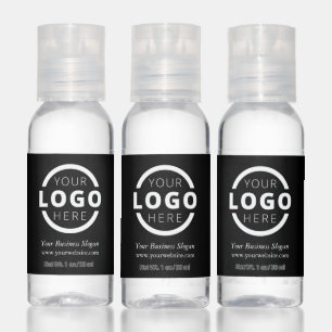 Create Your Own Custom Logo Black Hand Sanitizer