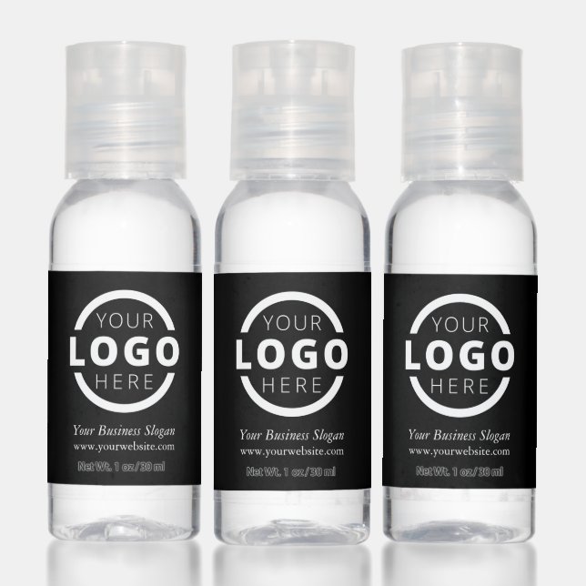 Create Your Own Custom Logo Black Hand Sanitizer (Set)