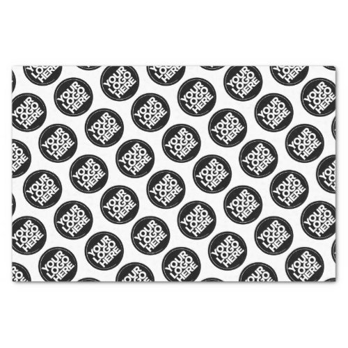 Create your own custom logo business pattern tissue paper