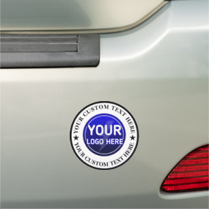 Create your own custom logo car magnet