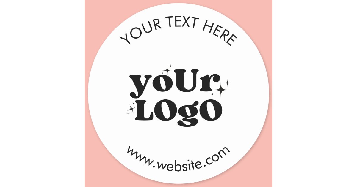 Create Your Own Custom Logo Classic Round Sticker | Zazzle