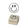 Create your own custom logo cute smile emoji rubber stamp