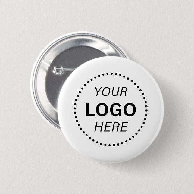 Create Your Own Custom Logo Design 2¼ Inch Round Button (Front & Back)