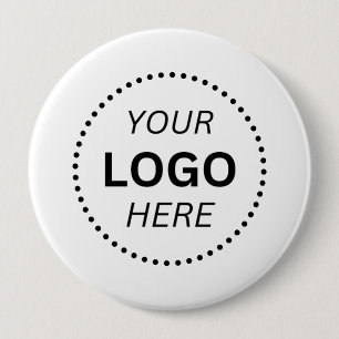 Create Your Own Custom Logo Design 4'' Round Button