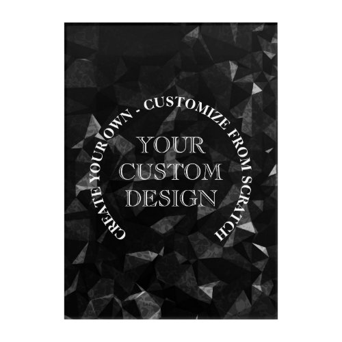Create Your Own Custom LogoDesign Acrylic Print