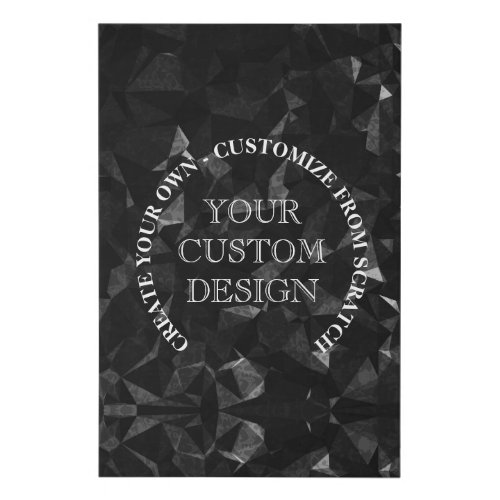 Create Your Own Custom LogoDesign Faux Canvas Print