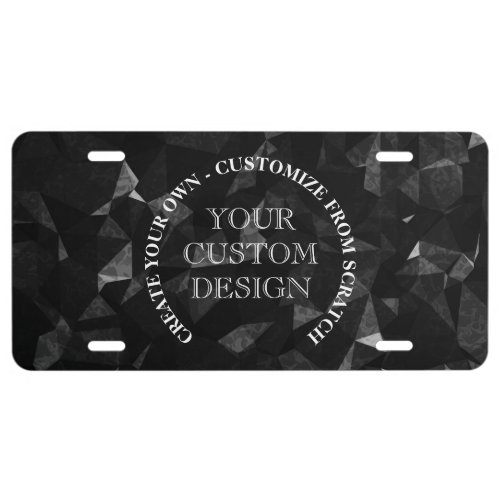Create Your Own Custom LogoDesign License Plate