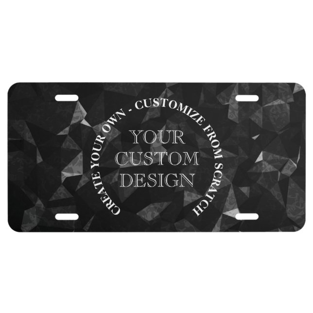 Create Your Own Custom Logo/Design License Plate (Front)