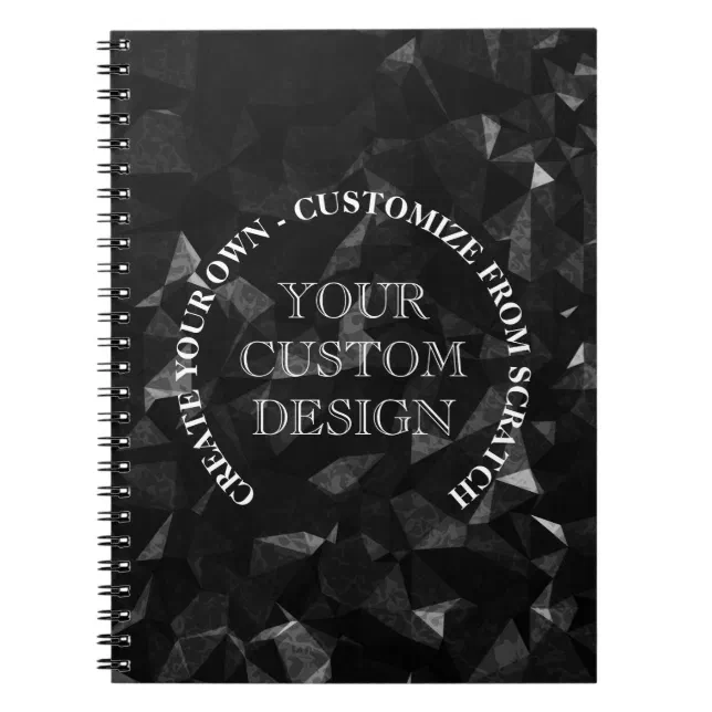 Create Your Own Custom Logo/Design Notebook | Zazzle