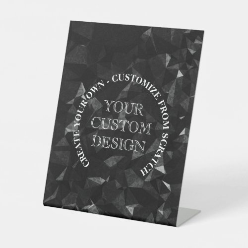 Create Your Own Custom LogoDesign Pedestal Sign