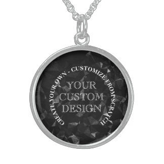 Create Your Own Custom Logo/Design Sterling Silver Necklace