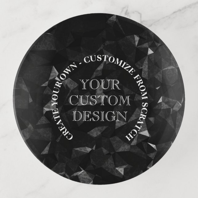 Create Your Own Custom Logo/Design Trinket Tray (Front)