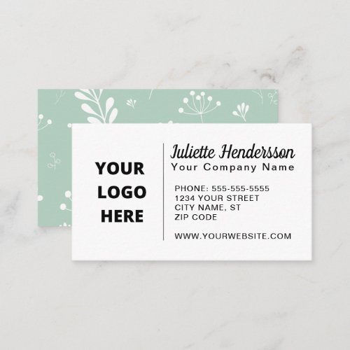 Create Your Own Custom Logo Image Modern Business Business Card